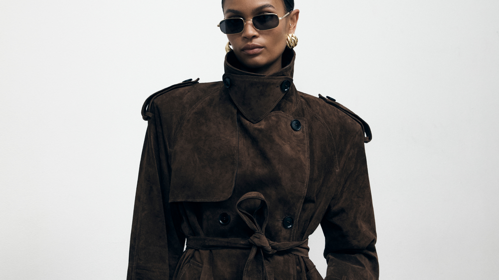 The Fit Guide: Suede Trench Coat